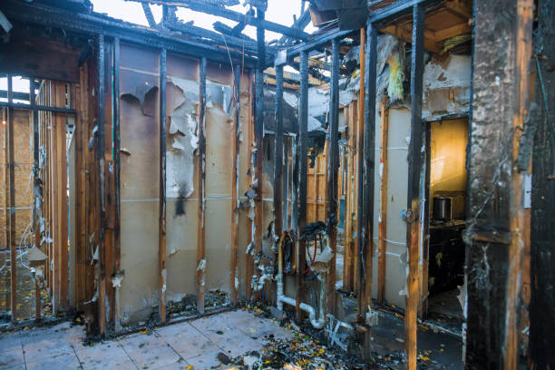 Professional Emergency Fire Damage Restoration technician working in Phoenix, AZ